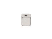 ImpressArt Soft Strike Blanks Small Cube Bead 9.5mm 1 Piece Pewter