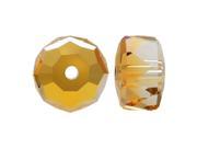 Swarovski Crystal 5045 Rondelle Bead 8mm 4 Pieces Crystal Metallic Sunshine