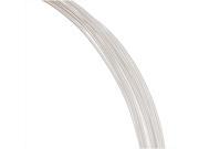 Beadalon Silver Filled Wire Half Hard Round 24 Gauge Thick 0.5 Ounces Silver