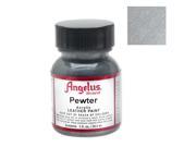 Angelus Acrylic Leather Paint Non Cracking and Flexible 1 Ounce Pewter