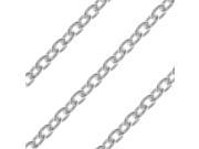 Cable Chain Oval Links 1.9mm 25 Foot Bulk Spool Sterling Silver