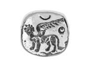 Green Girl Studios Bead Sphinx 15x15.5mm 1 Piece Lead Free Pewter