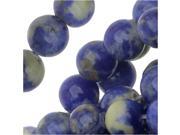 Blue Sodalite Gemstone Round Beads Lapis Color 8mm 15.5 Inch Strand