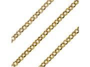 Bulk Rolo Chain Round Links 4mm in Diameter 25 Foot Spool Gold Plated
