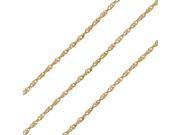 Bulk Twisted Rope Chain with 1.6mm Links 25 Foot Spool 14K Gold Filled