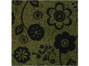Lillypilly Designs Patterned Ultrasuede Floral Motif 4x8.5 1 Pc Ivy