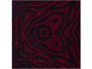 Lillypilly Designs Patterned Ultrasuede Zebra Print 4x8.5 1 Pc Bordeaux