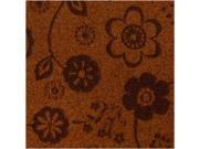 Lillypilly Designs Patterned Ultrasuede Floral Motif 4x8.5 1 Pc Clove