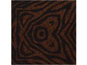 Lillypilly Designs Patterned Ultrasuede Zebra Print 4x8.5 1 Pc Brownstone