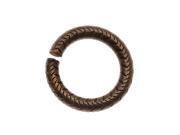 Vintaj Natural Brass Rope Edge Open Jump Rings Heavy 14mm 13 Gauge (2) Vintaj Natural Brass Rope Edge Open Jump Rings Heavy 14mm 13 Gauge (2)