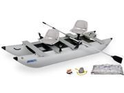 Sea Eagle Classic 375 Foldcat Inflatable Pontoon Boat Trade Deluxe Package 375FCCK Deluxe