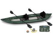 Sea Eagle FastTrack Inflatable Kayak 385FTG Green Pro Package 385FTGK Pro