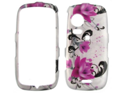 Hard Plastic Design Phone Cover Case Silver Flower For Samsung Instinct HD S50