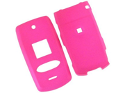 Rubber Coated Plastic Phone Cover Case Hot Pink For Verizon Wireless CDM8950