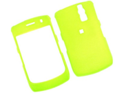 Rubberized Plastic Phone Protector Case Green For BlackBerry Curve 8350i