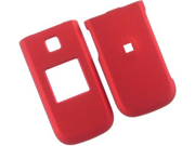 Rubber Coated Plastic Case Cover Red For Nokia Mirage 2605