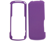 Rubber Coated Plastic Phone Cover Case Dark Purple For Motorola i296