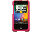 Rubberized Plastic Phone Protector Case Rose Pink For HTC Aria