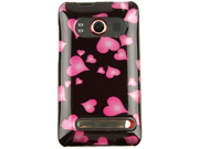 Reinforced Plastic Phone Design Case Cover Raining Hearts For HTC EVO 4G