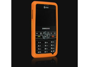 Orange Silicone Protector Skin Case For Samsung Access A827