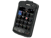 Sleeve Style Leather Crocodile Skin Phone Black Case For BlackBerry Storm 9530 9500
