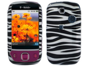 Reinforced Plastic Design Phone Cover Case Zebra For T Mobile Tap
