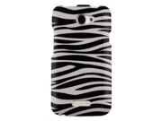 Plastic Snap On Zebra Design Phone Protector Case for HTC One X