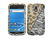 Hard Plastic Diamante Leopard Zebra Phone Protector for Samsung Galaxy S II T989 T Mobile