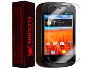 Skinomi Phone Skin Dark Wood Cover Clear Screen Protector for ZTE Imperial