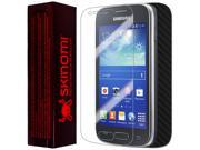 Skinomi Carbon Fiber Black Phone Skin Screen Protector for Samsung Galaxy Ace 3