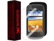 Skinomi Carbon Fiber Black Phone Skin Screen Protector Cover for AT T Avail 2