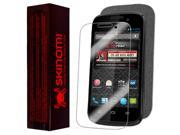 Skinomi Full Body Brushed Steel Phone Skin Screen Protector for ZTE Reef