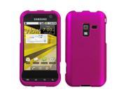 Rubber Coated Plastic Phone Case Cover Titanium Hot Pink for Samsung Galaxy Attain 4G R920 Conquer 4G D600