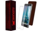 Skinomi Phone Skin Dark Wood Cover Clear Screen Protector for ZTE nubia 5 NX501