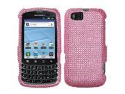 Hard Plastic Diamante Pink Phone Protector for Motorola Admiral XT603