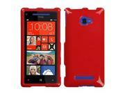 Hard Plastic Red Phone Protector Case for HTC Windows Phone 8X 6990LVW