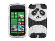 Hard Plastic Diamante Playful Panda Phone Protector for Samsung ATIV Odyssey i930