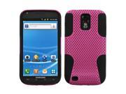 Astronoot Dual Layer Hybrid Hot Pink Black Phone Protector Case for Samsung Galaxy S II T Mobile