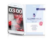 LG Optimus G Pro Screen Protector E980 [2 Pack] iLLumiShield HD Blue Light UV Filter Premium Clear Film Anti Fingerprint Anti Bubble Shield Lifeti