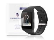 Sony Smartwatch 3 Screen Protector [3 Pack] iLLumiShield Japanese Ultra Clear HD Film with Anti Bubble and Anti Fingerprint High Quality Invisible Shield