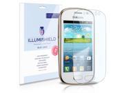Samsung Galaxy Fame Screen Protector S6810 [2 Pack] iLLumiShield HD Blue Light UV Filter Premium Clear Film Anti Fingerprint Anti Bubble Shield Li