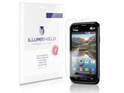 LG Optimus Zone 2 Screen Protector [3 Pack] iLLumiShield Japanese Ultra Clear HD Film with Anti Bubble and Anti Fingerprint High Quality Invisible Shield