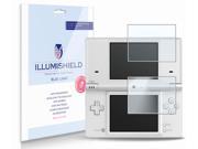 Nintendo DSi Screen Protector [2 Pack] iLLumiShield HD Blue Light UV Filter Premium Clear Film Anti Fingerprint Anti Bubble Shield Lifetime Warrant