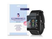 Garmin Vivoactive Screen Protector [2 Pack] iLLumiShield HD Blue Light UV Filter Premium Clear Film Anti Fingerprint Anti Bubble Shield Lifetime Wa