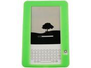 Silicone Protector Skin Cover Case Transparent Neon Green For Kindle 2