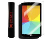 Skinomi® TechSkin LG G Pad II 8.0 Screen Protector 8 [2015] Carbon Fiber Full Body Skin w Lifetime Replacement Front Back Wrap Clear Film Ultra HD
