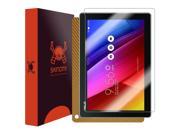 Skinomi® TechSkin Asus ZenPad 10 Screen Protector Gold Carbon Fiber Full Body Skin with Free Lifetime Replacement Front Back Wrap Clear Film Ultra HD