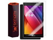 Skinomi® TechSkin Asus ZenPad 7.0 Z370C Screen Protector Carbon Fiber Full Body Skin with Free Lifetime Replacement Front Back Wrap Clear Film Ultra