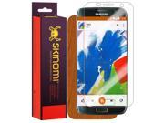 Skinomi® TechSkin Samsung Galaxy S7 Edge Full Coverage Screen Protector Light Wood Full Body Skin w Lifetime Warranty Front Back Wrap Clear Film Ul