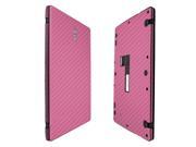 Skinomi® TechSkin Acer Aspire One Cloudbook 14 AO1 431 C8G8 Pink Carbon Fiber Full Body Skin with Free Lifetime Replacement Front Back Wrap Clear Film
